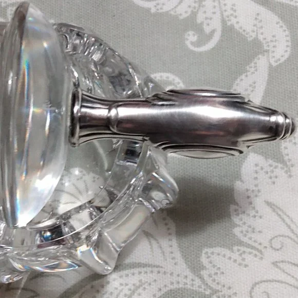 International Sterling Crystal Vanity Jar - Picture 6 of 14